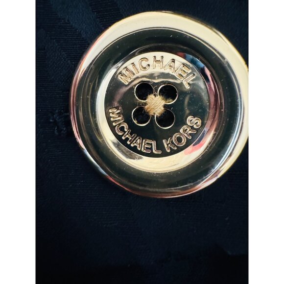 2/$30 Michael Kors 10 Black Zebra Print Sleeveless Dress Polyester Cotton Blend - Picture 6 of 16